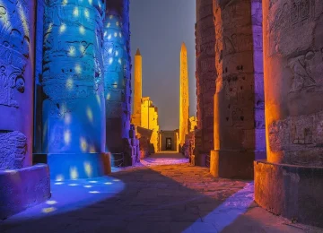 Karnak Tempel Lichtshow (3)